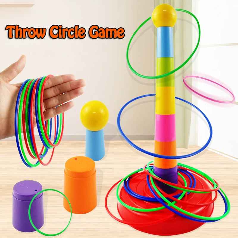 Kids Ring Toss Throwing Game – Fun Indoor & Outdoor Activity Toy