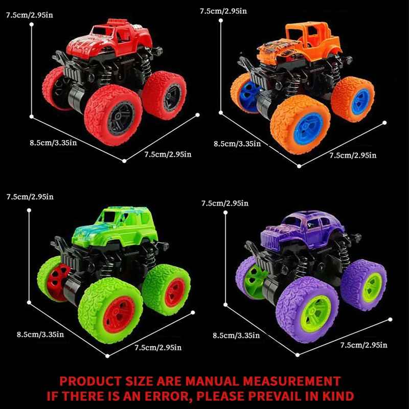 Inertial Off-Road Stunt Car – Fall-Resistant 360° Rotation Toy Vehicle