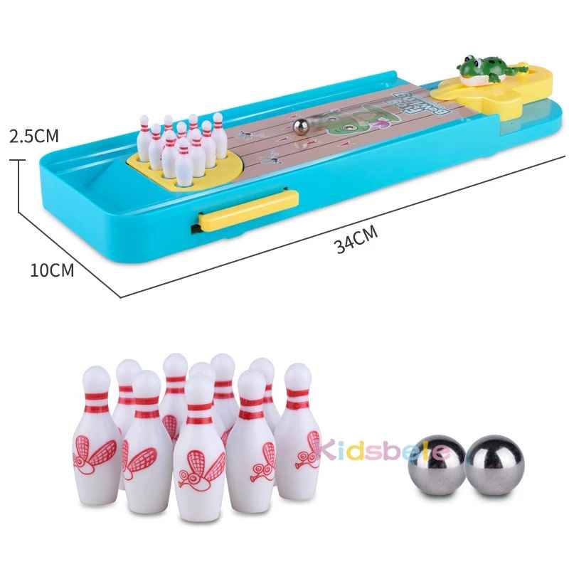 Mini Tabletop Bowling Game – Fun Desktop Sports Toy for Kids
