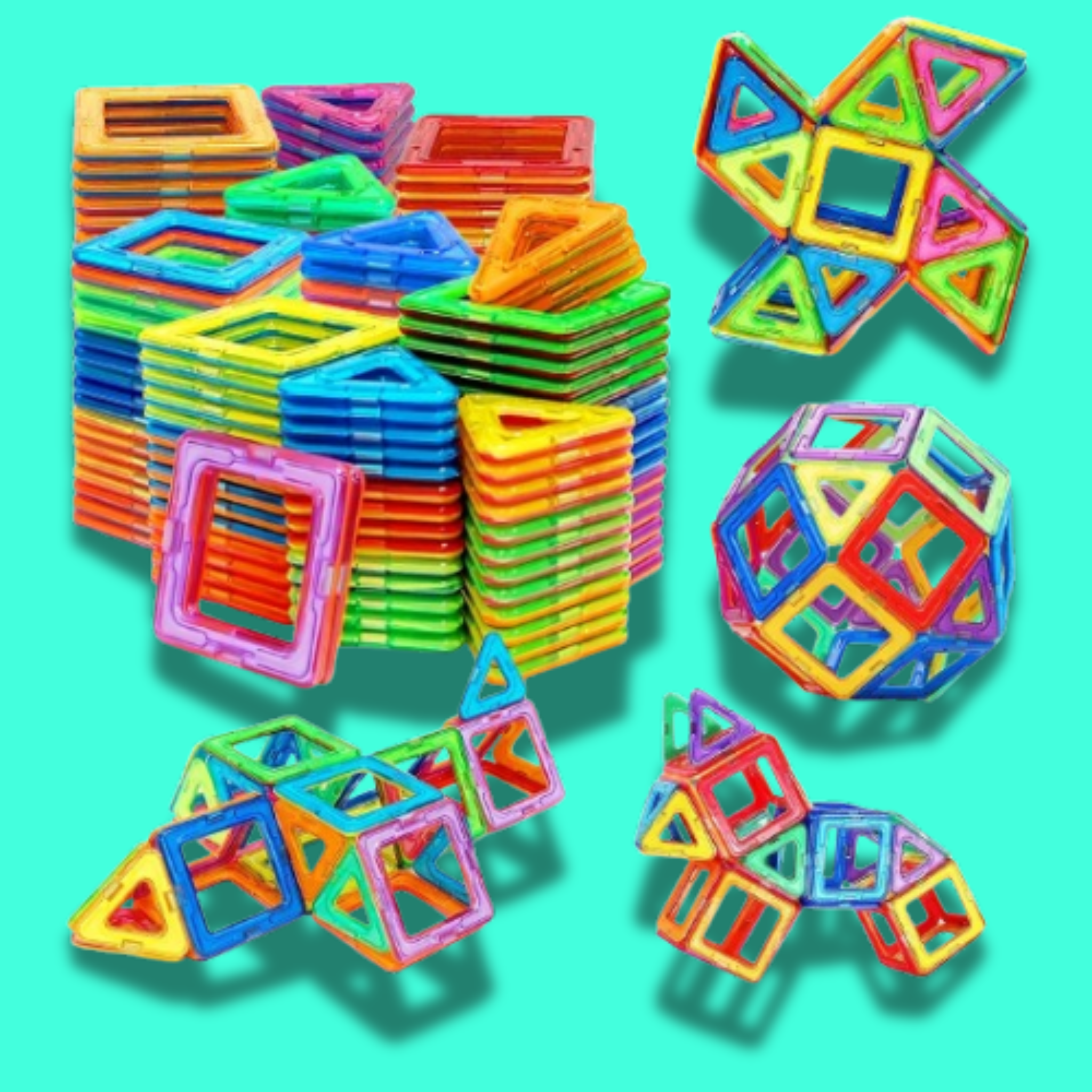 Magnetic Building Blocks STEM Toy – DIY Construction Set for Kids