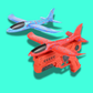 Foam Airplane Launcher Gun – Outdoor Gliding Plane Toy for Kids