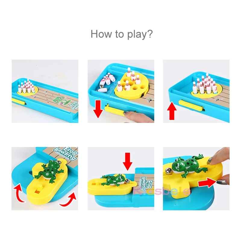 Mini Tabletop Bowling Game – Fun Desktop Sports Toy for Kids