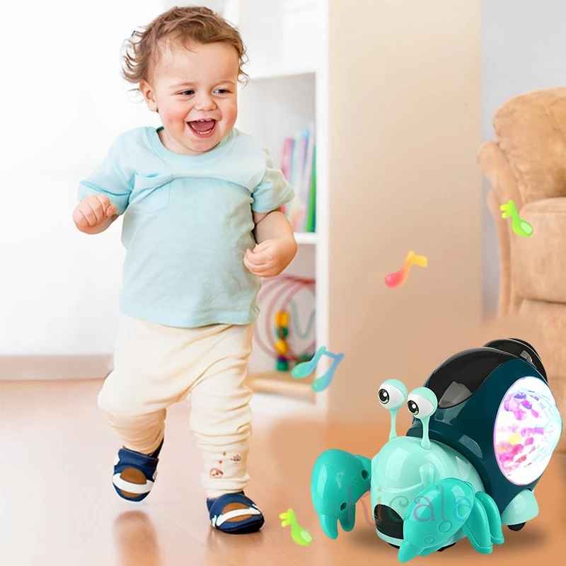 Crawling Crab Baby Toy – Musical Light-Up Interactive Toy for Toddlers