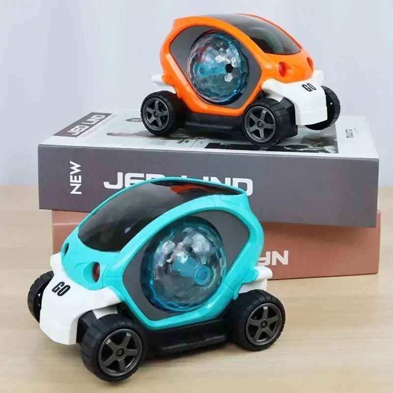 Electric Rotating Toy Car with Lights & Music – Fun Gift for Kids