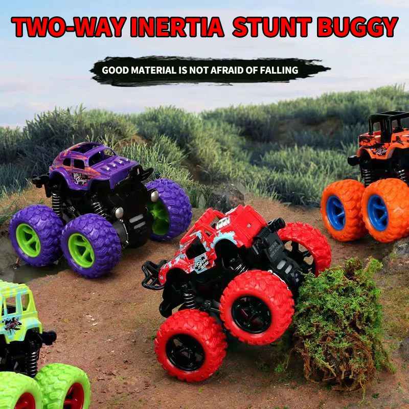 Inertial Off-Road Stunt Car – Fall-Resistant 360° Rotation Toy Vehicle