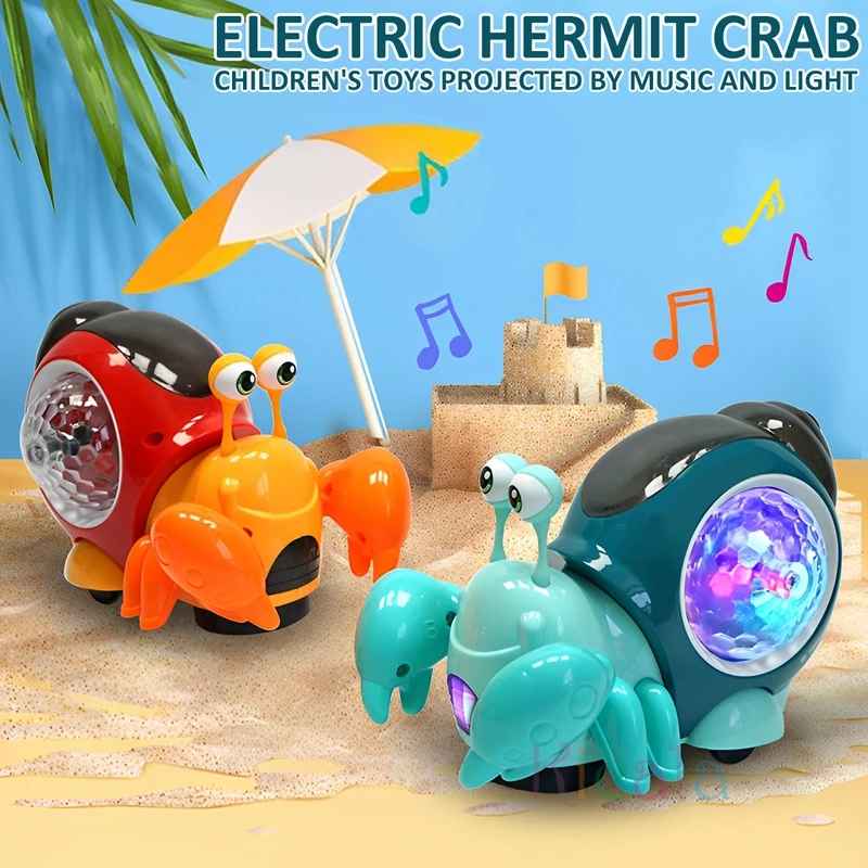 Crawling Crab Baby Toy – Musical Light-Up Interactive Toy for Toddlers
