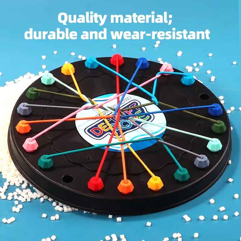 Rope Unraveling Puzzle Game – Logic & Concentration Board Game for Kids