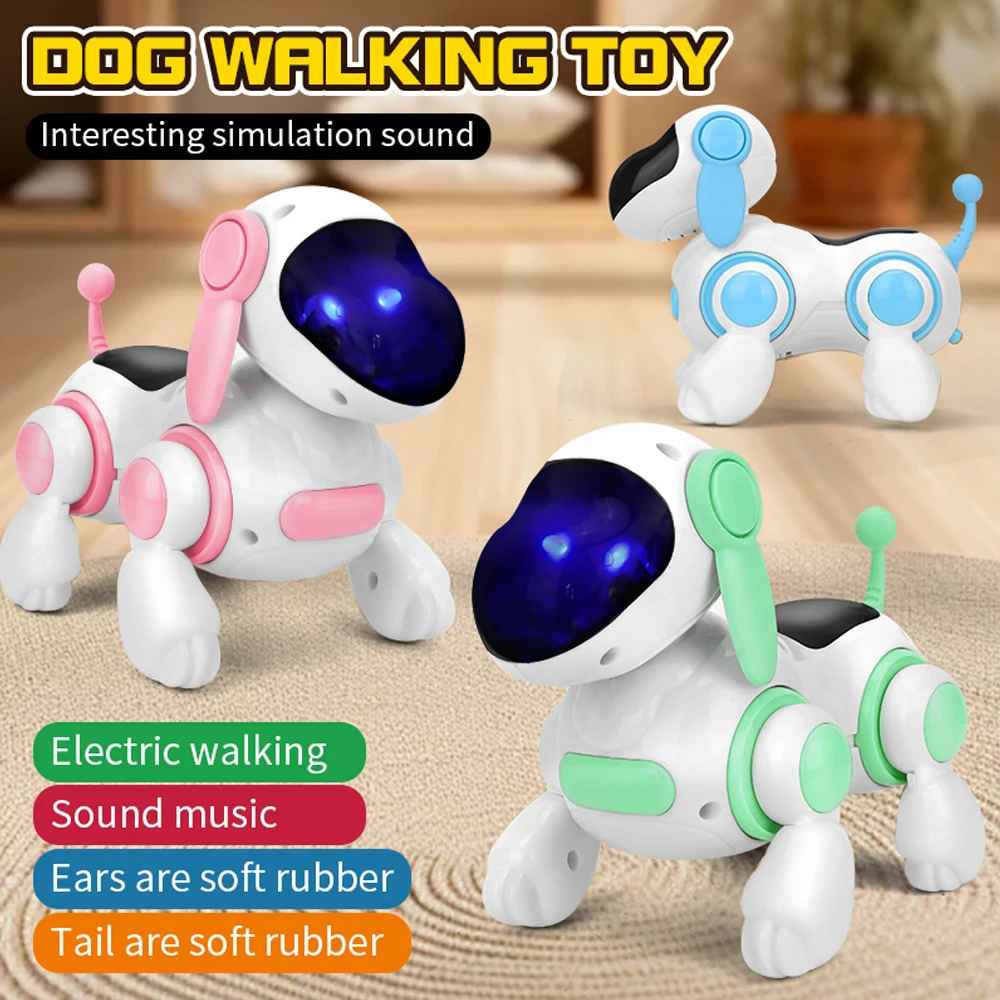 Smart Interactive Robot Dog – Walking Musical Electronic Pet Toy for Kids