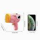 Dinosaur Electric Bubble Gun – 40-Hole Bubble Machine for Kids