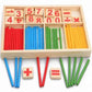 Wooden Counting Sticks Math Set – Montessori Learning Toy for Kids
