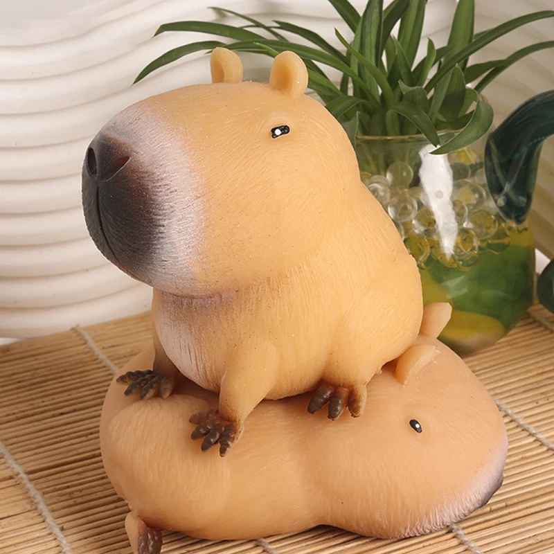 Soft Capybara Squeeze Toy – Stress Relief Sensory Fidget for Kids