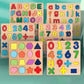 Alphabet & Numbers Wooden Puzzle Board – Montessori Learning Toy