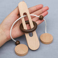 Wooden Ring Escape Puzzle – Classic Brain Teaser Intelligence Toy