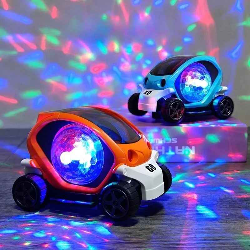 Electric Rotating Toy Car with Lights & Music – Fun Gift for Kids
