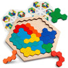 Colorful Wooden 3D Tangram Puzzle – Educational Shape Game for Kids