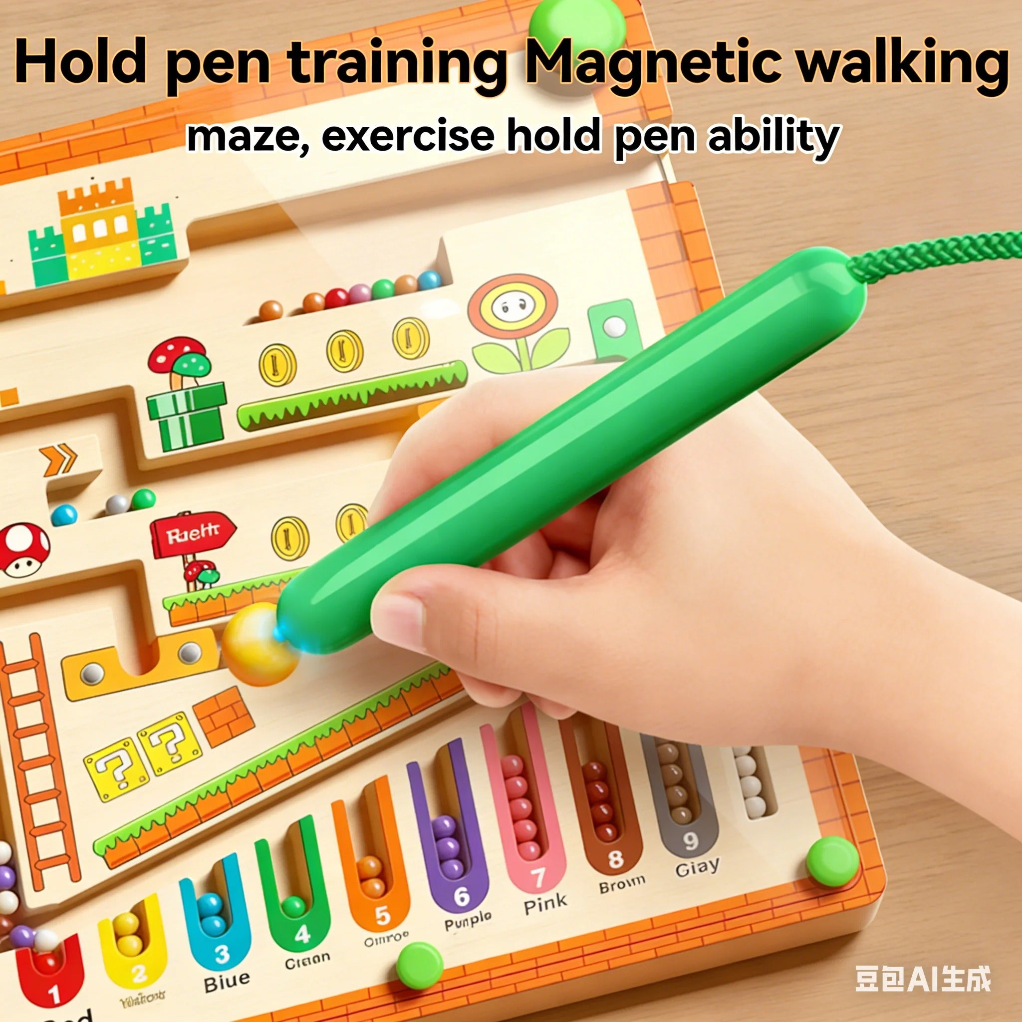 Children’s Magnetic Maze Board – Early Learning & Logic Toy