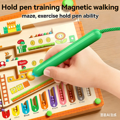 Children’s Magnetic Maze Board – Early Learning & Logic Toy
