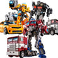 Transforming Robot Car Action Figure with LED Lights – 18cm