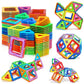 Magnetic Building Blocks STEM Toy – DIY Construction Set for Kids