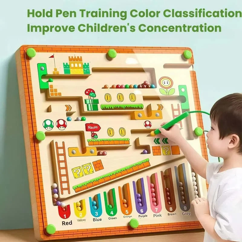 Children’s Magnetic Maze Board – Early Learning & Logic Toy