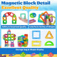Magnetic Building Blocks STEM Toy – DIY Construction Set for Kids
