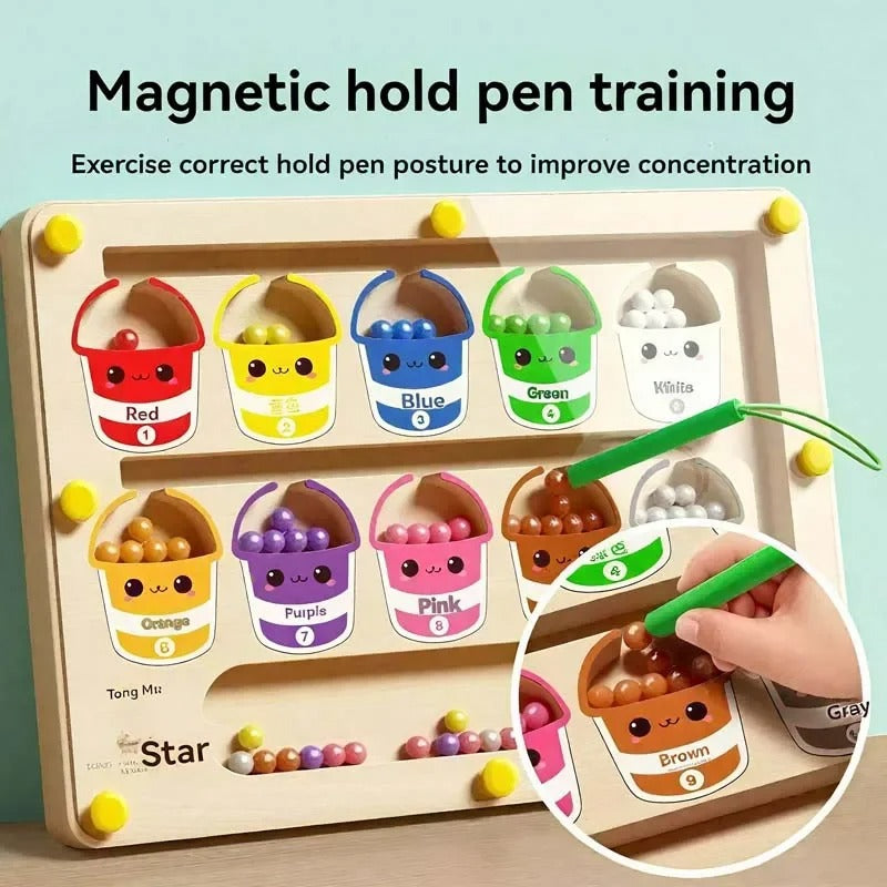 Children’s Magnetic Maze Board – Early Learning & Logic Toy