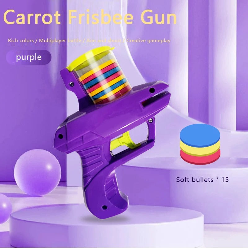 Kids Flying Disc Launcher Gun – Safe Outdoor Play Toy