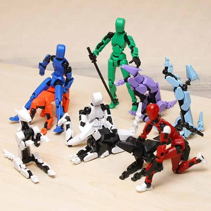 Multi-Jointed Poseable Robot Mannequin Action Figure