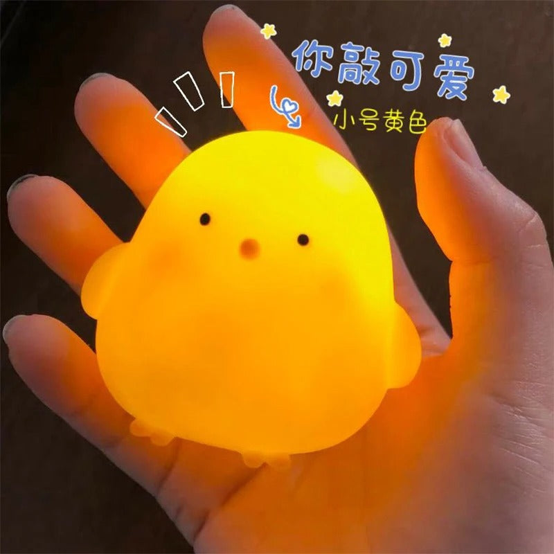Cute Chick LED Night Light – Warm Glow Sleep Toy for Kids