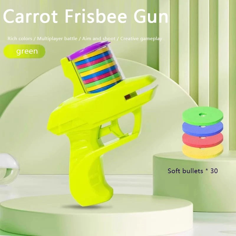 Kids Flying Disc Launcher Gun – Safe Outdoor Play Toy