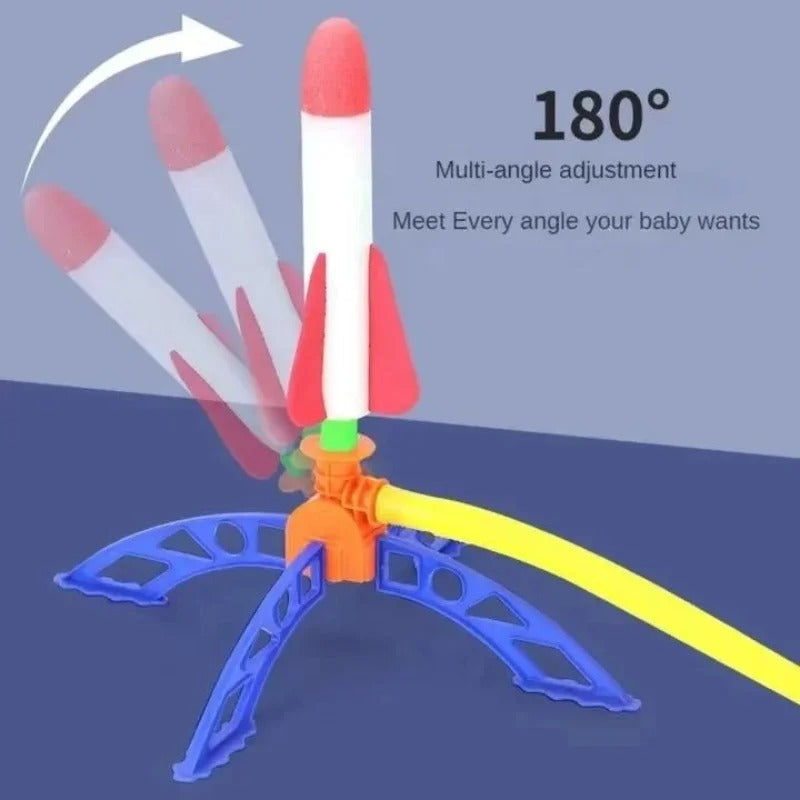 Kids Foot Pump Rocket Launcher – Outdoor Jump & Launch Toy