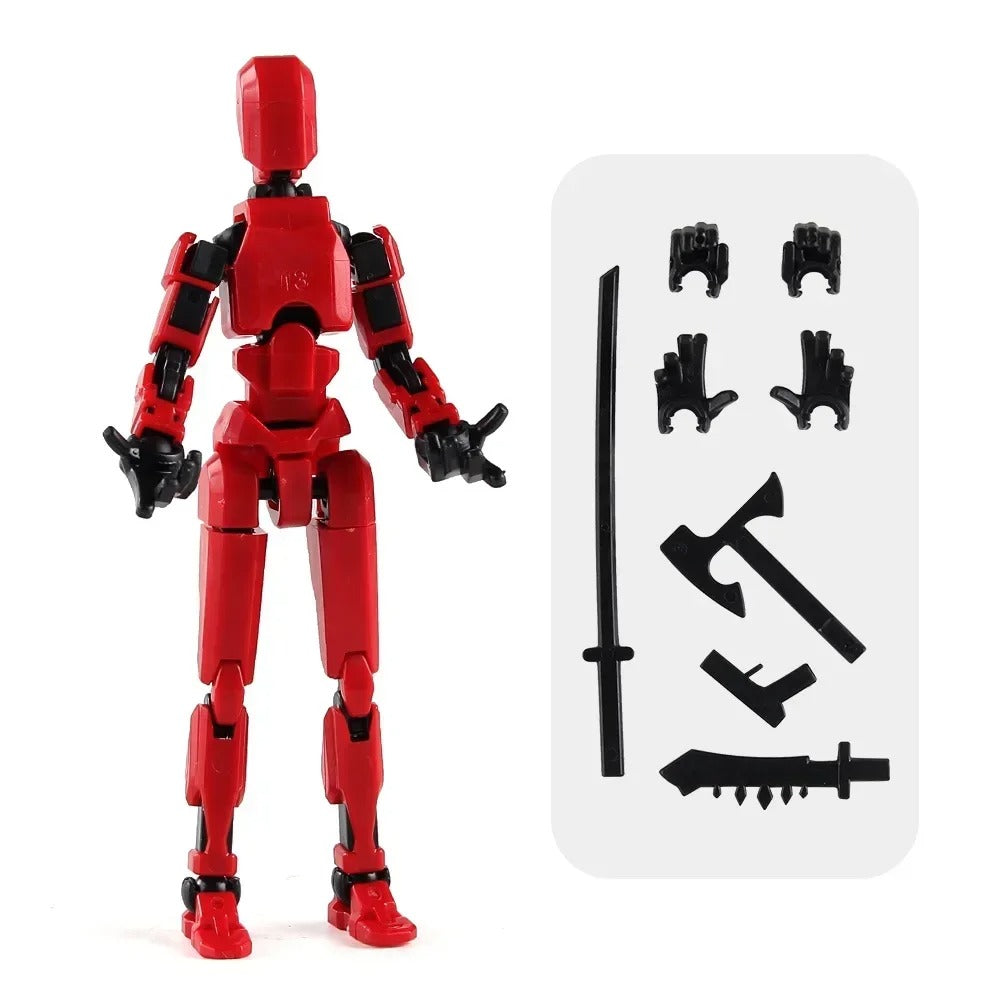 Multi-Jointed Poseable Robot Mannequin Action Figure