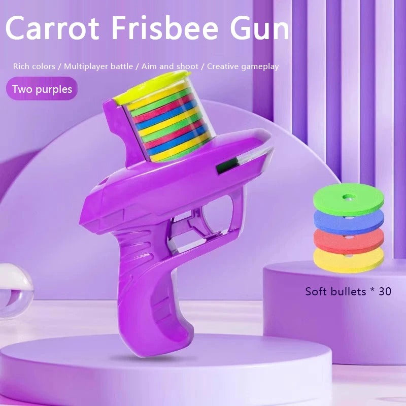 Kids Flying Disc Launcher Gun – Safe Outdoor Play Toy