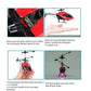 Rechargeable Mini RC Helicopter Drone – Fall-Resistant Remote Control Flying Toy for Kids